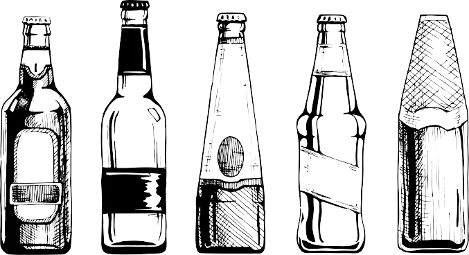 Castello Belvedere - Restaurant - Bierflasche