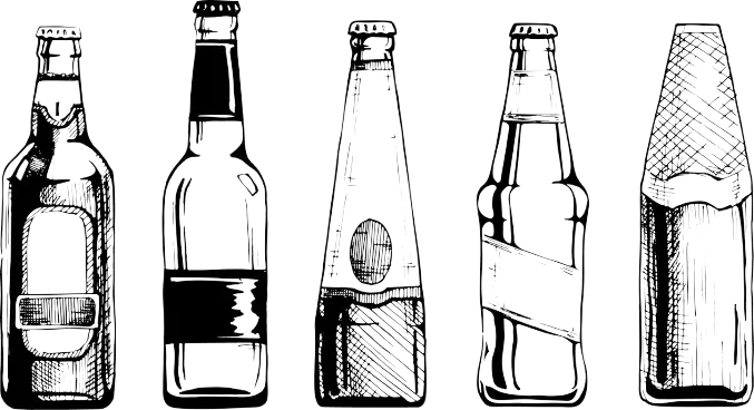 Castello Belvedere - Restaurant - Bierflasche